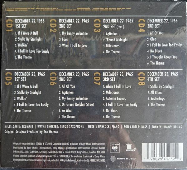 Miles Davis – The Complete Live At The Plugged Nickel 1965 - CD BOX