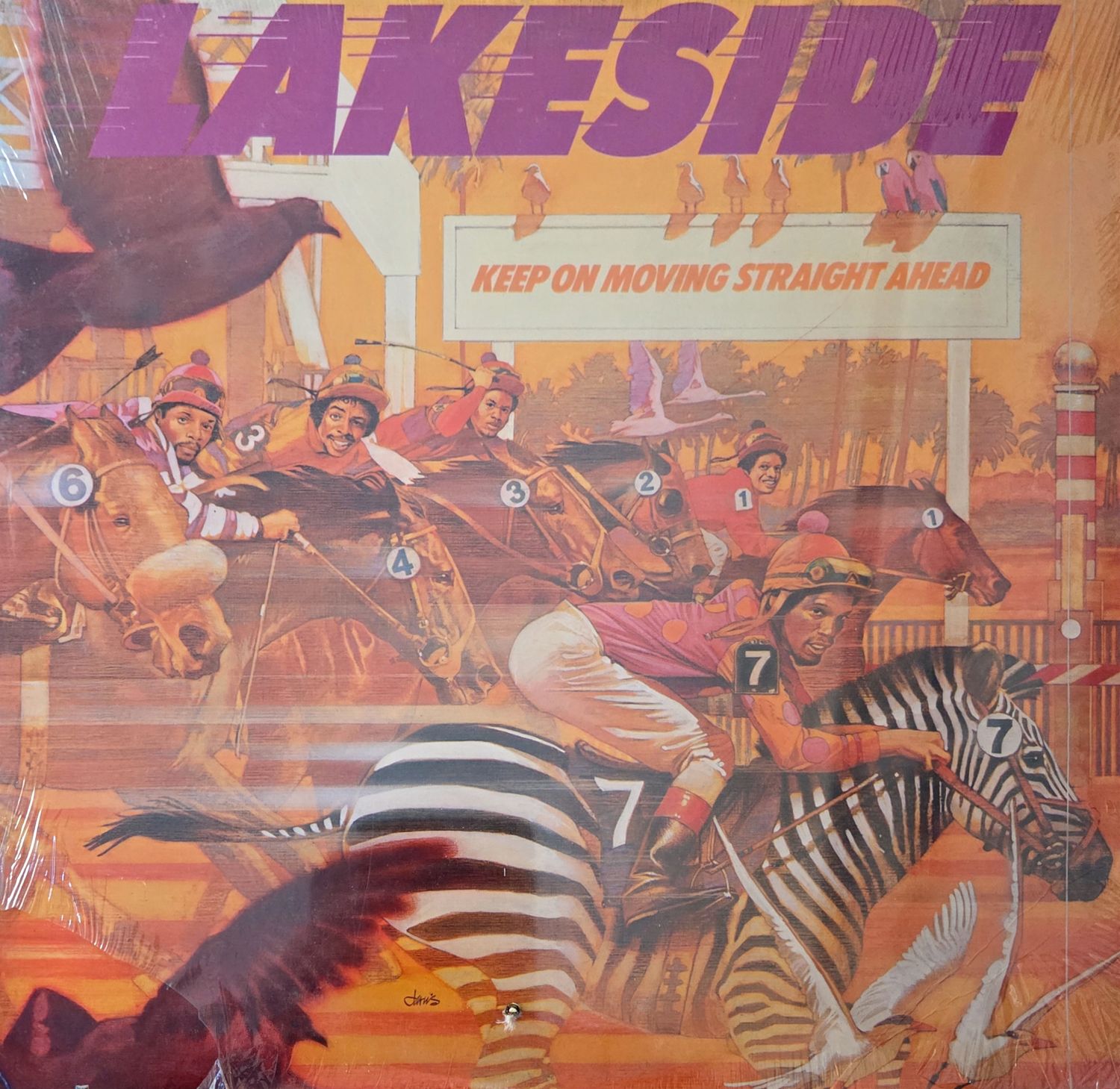 Lakeside – Keep On Moving Straight Ahead  - lp