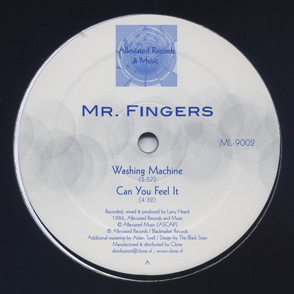 Mr. Fingers – Washing Machine / Can You Feel It -12"Reissue