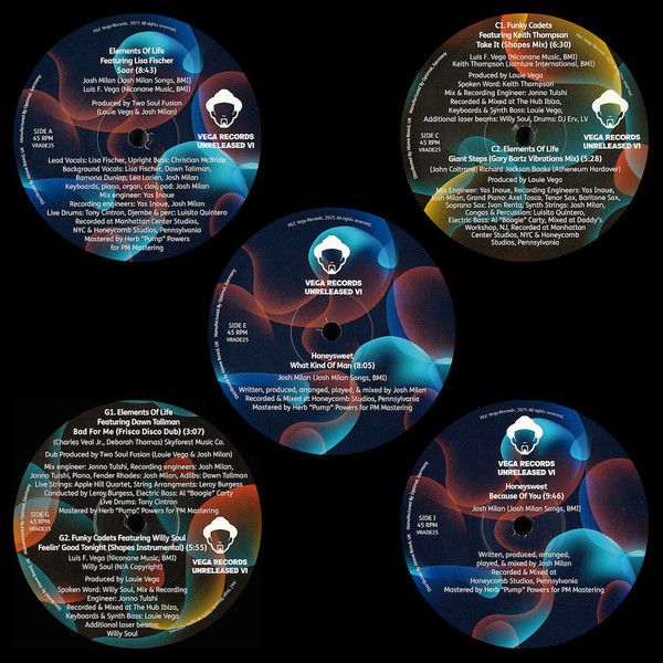 Various – Vega Records 5 Pack Unreleased VI - 5 x 12"