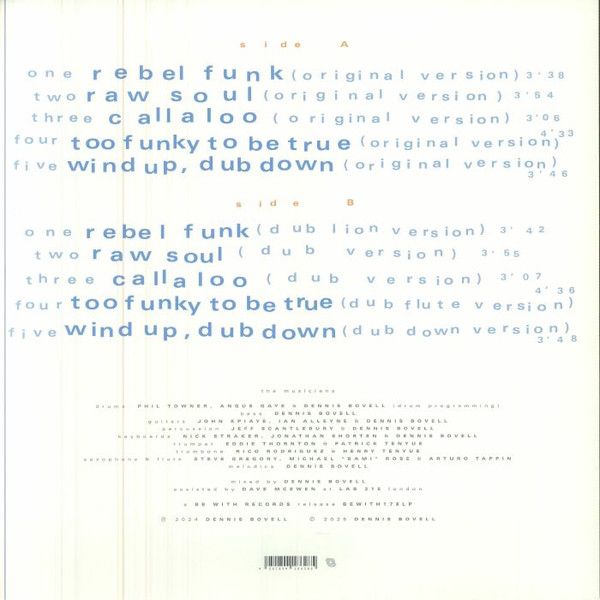 Dennis Bovell – Cloud Music - lp