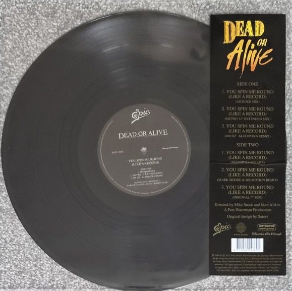 Dead Or Alive ‎– You Spin Me Round (Like A Record) -12"