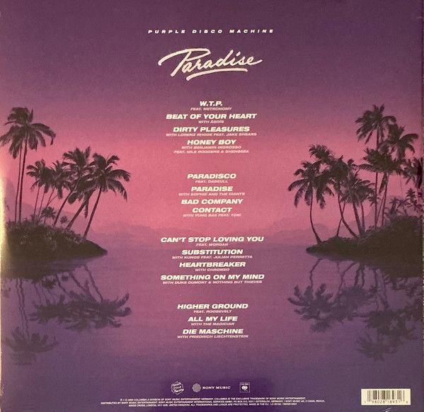 Purple Disco Machine – Paradise - 2 lp