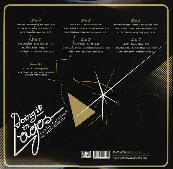Doing It In Lagos (Boogie, Pop &amp; Disco In 1980s Nigeria) - 3lp + 7"