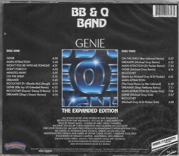 BB &amp; Q BAND - GENIE - THE EXPANDED EDITION 2CD