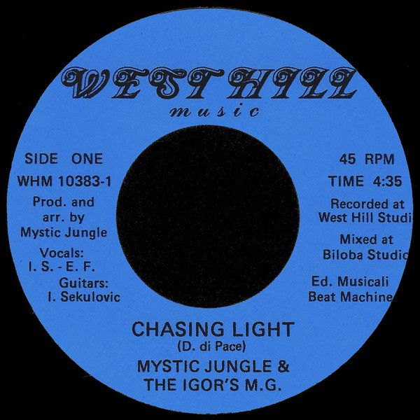 Mystic Jungle, The Igor's Magic Guitars – Chasing Light / Under Pressure - 7"