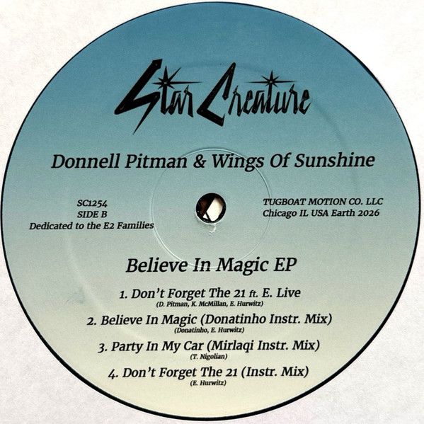 Donnell Pitman, Wings Of Sunshine – Believe In Magic EP