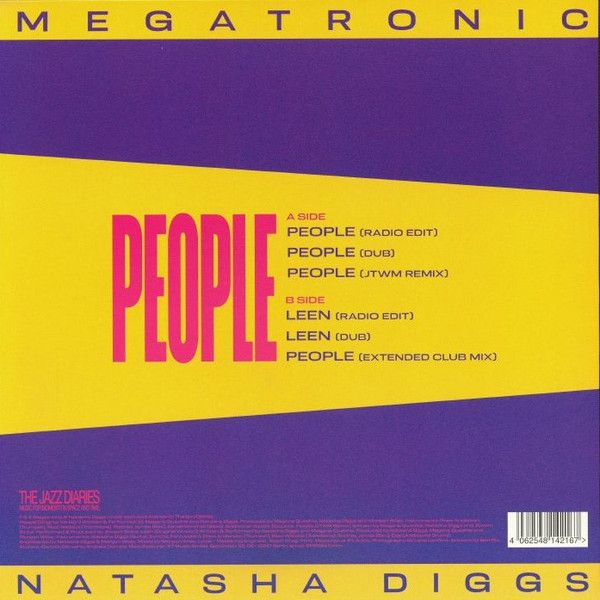 Natasha Diggs &amp; Megatronic – People - 12"