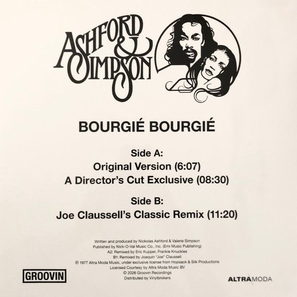 Ashford &amp; Simpson – Bourgié Bourgié  - 12"- 2026