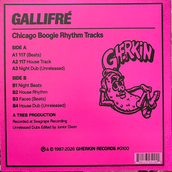 Gallifré – Chicago Boogie Rhythm Tracks  - 12"