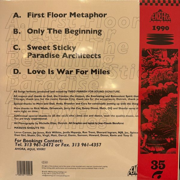 Theo Parrish – First Floor (Part 1)  - 2 lp