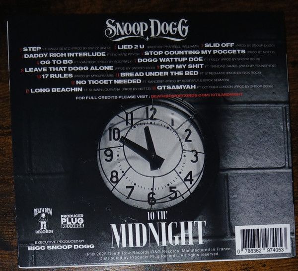 Snoop Dogg - 10 Til' Midnight (CD)