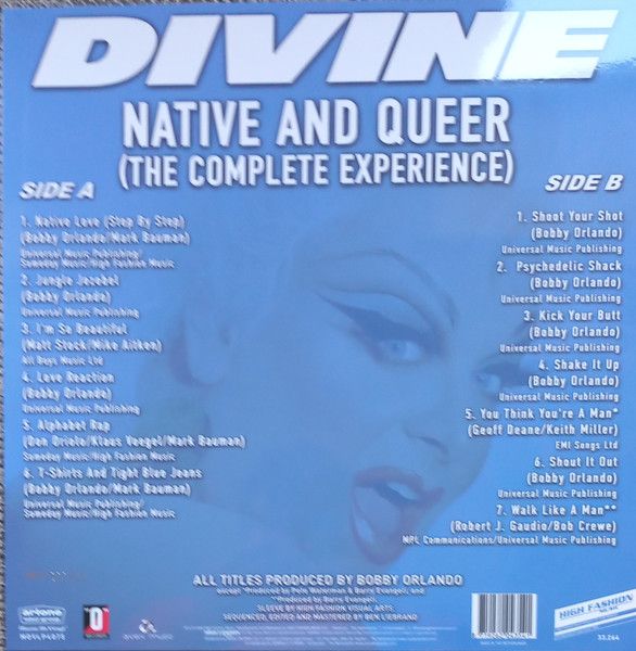 Divine - Native And Queer (The Complete Experience) (LP)  black vinyl