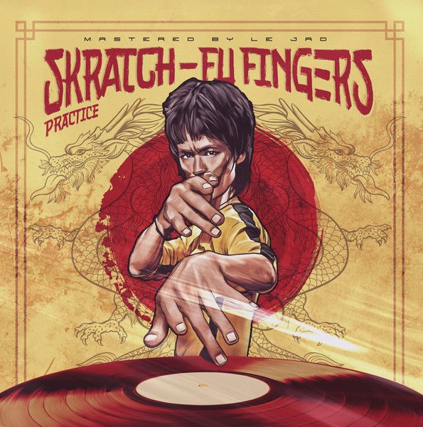 DJ T-Kut - Skratch-Fu Fingers Practice (12" Single) black vinyl
