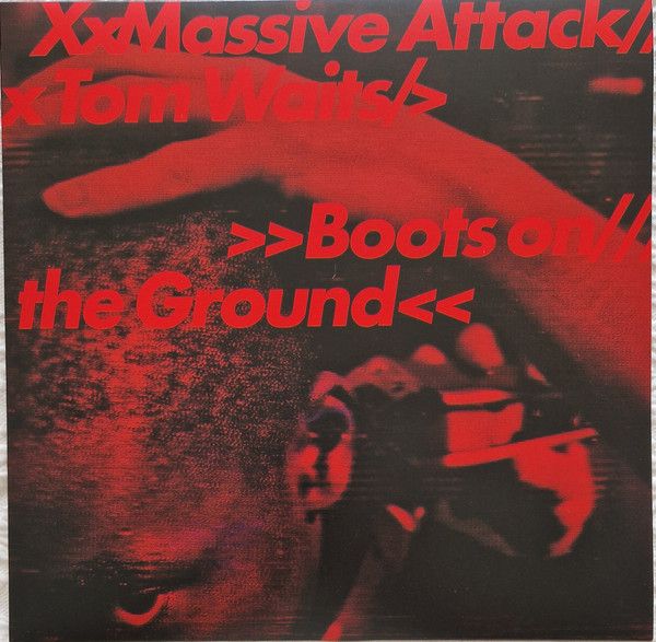 Massive Attack &amp; Tom Waits - Boots On The Ground (12" Single) (Coloured Vinyl)  white