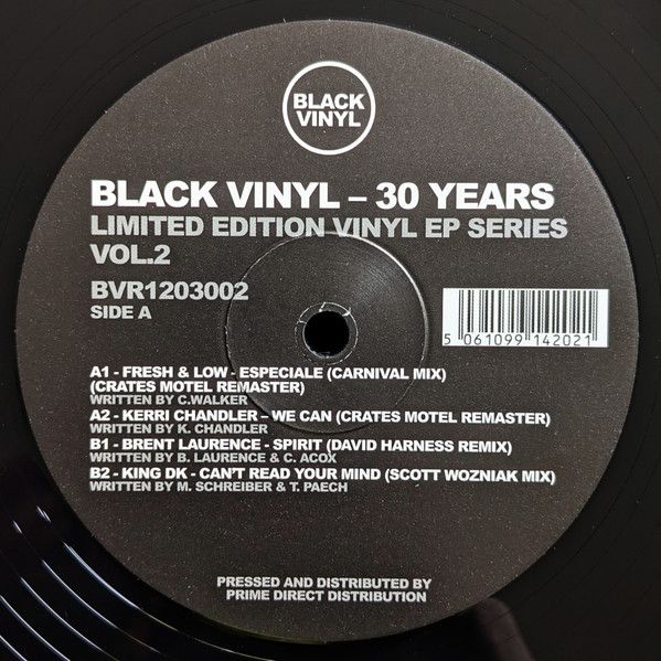 Various – Black Vinyl - 30 Years Vol.2 - 12"