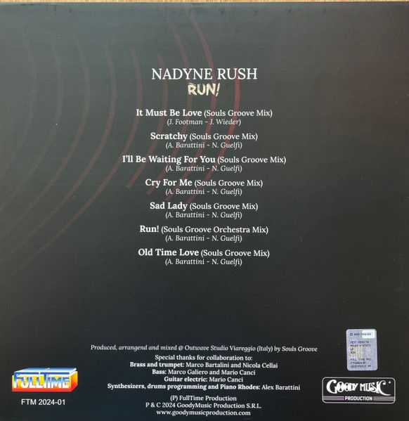 Nadyne Rush – Run - lp