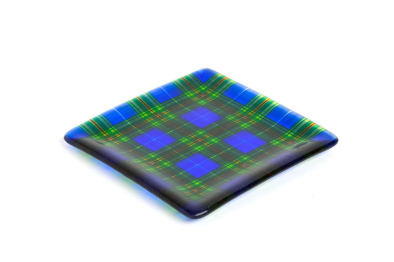 Canadian Tartan 6&quot; by 6&quot; Plate