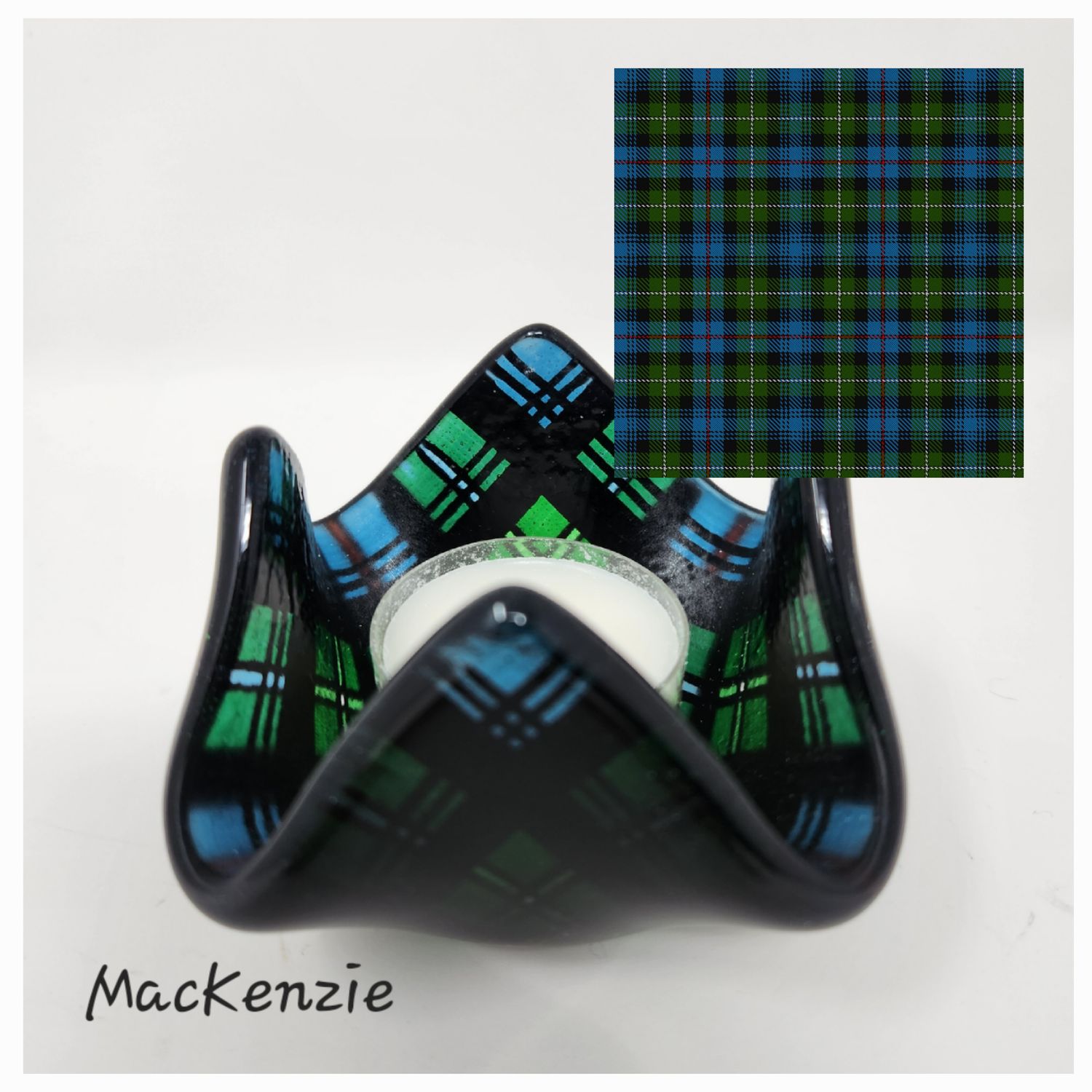 MacKenzie Tartan Tealight