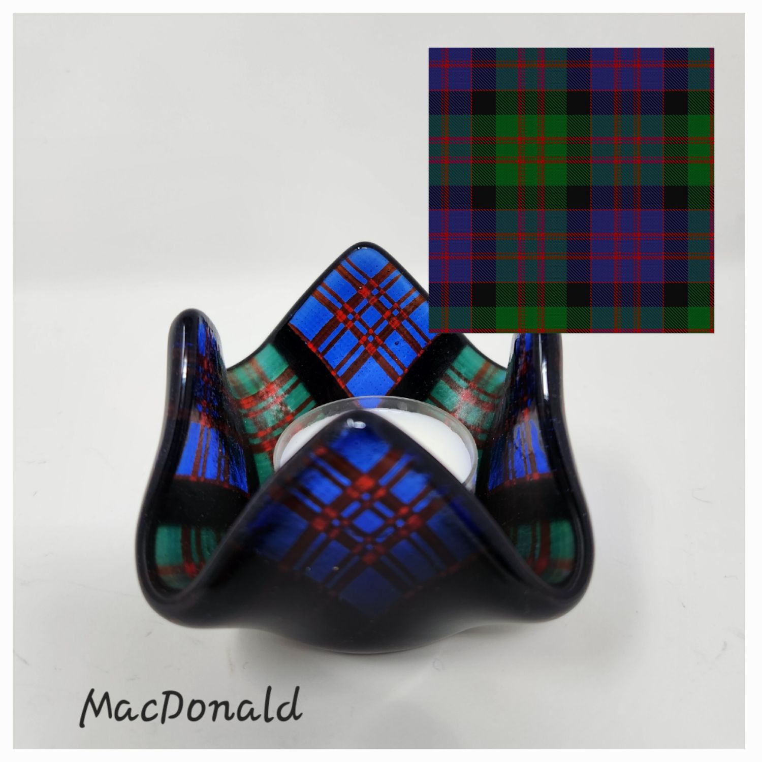 MacDonald Tartan Tealight