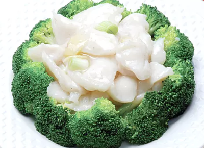 DHHX【东海海鲜】翡翠炒斑球 Sauteed Sole Fish Fillet with Broccoli