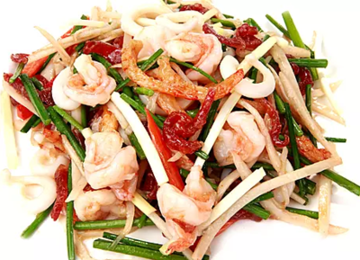 DHHX【东海海鲜】东海小炒皇 Sauteed Chinese Leek with Shrimp