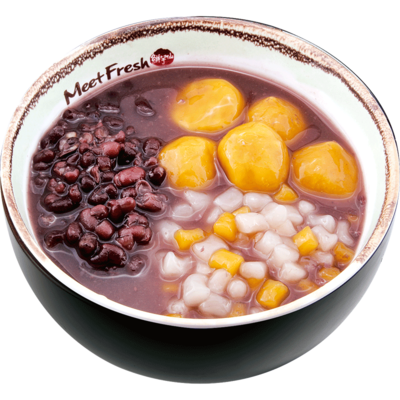 XYX【鲜芋仙】芋薯圆红豆汤 Red Bean Soup w/Mini Taro Ball & Sweet Potato Taro Ball