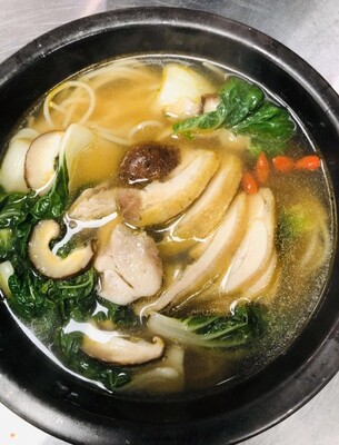 SMD【十秒到】鸡汤米线  Rice Noodle Chicken Soup