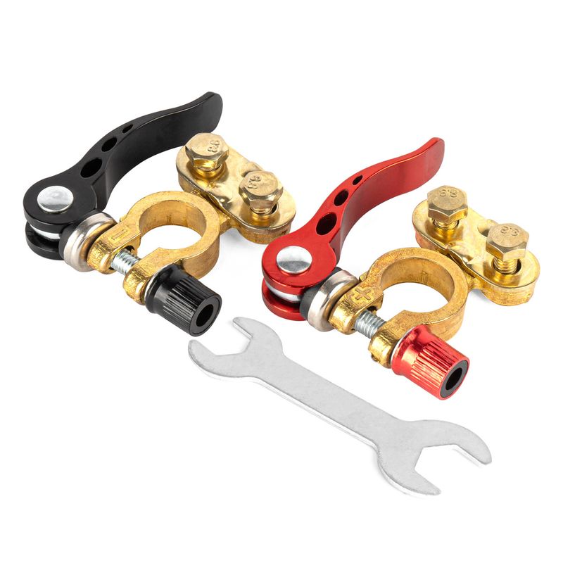 Bornes de batterie à dégagement rapide