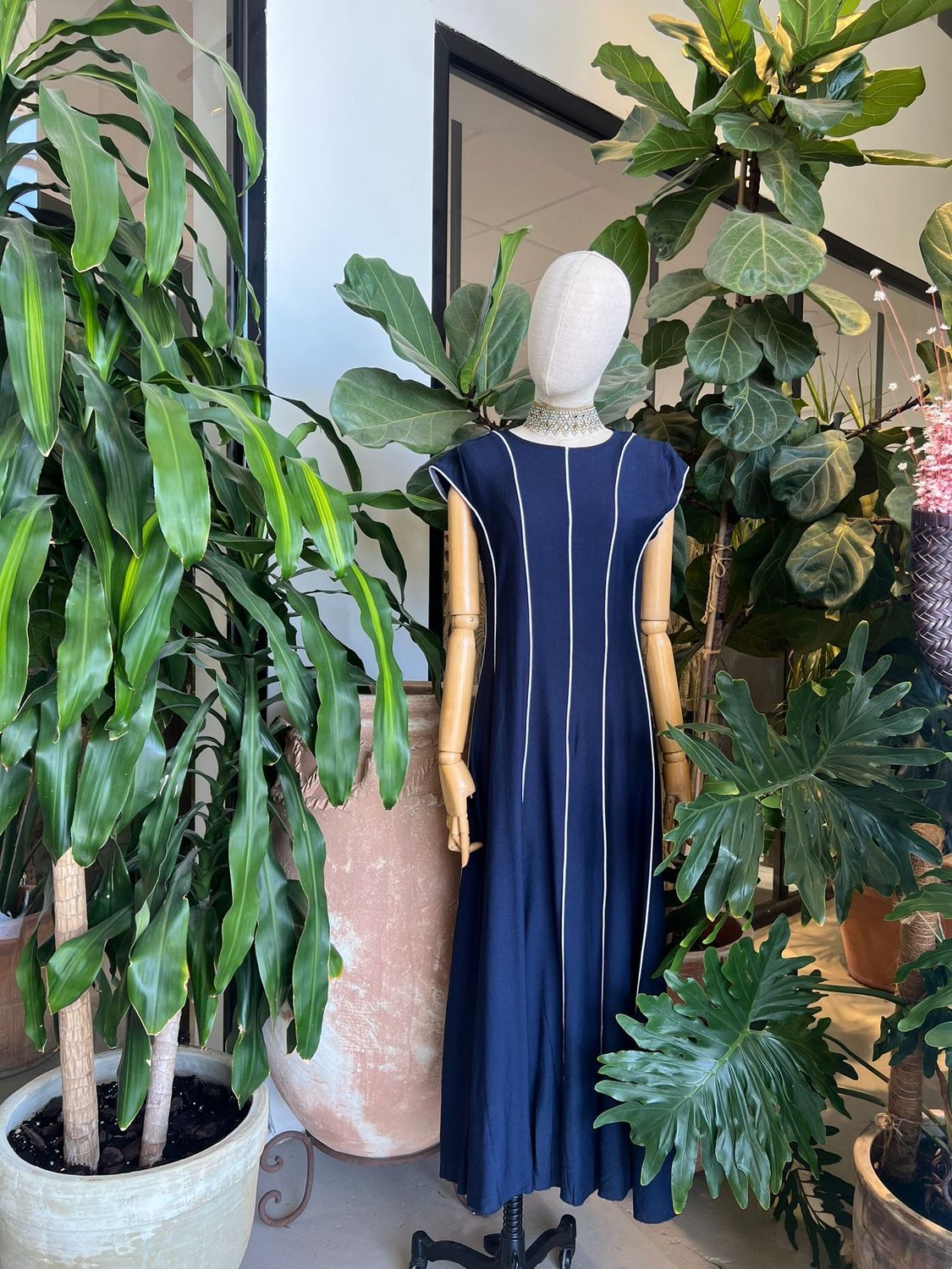 Vestido azul marino