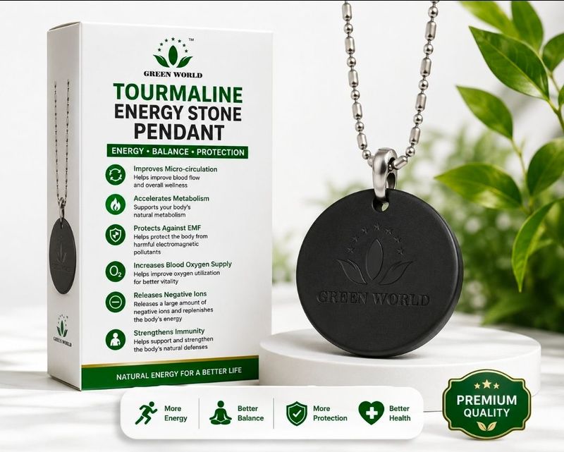 Tourmaline Energy Stone Pendant