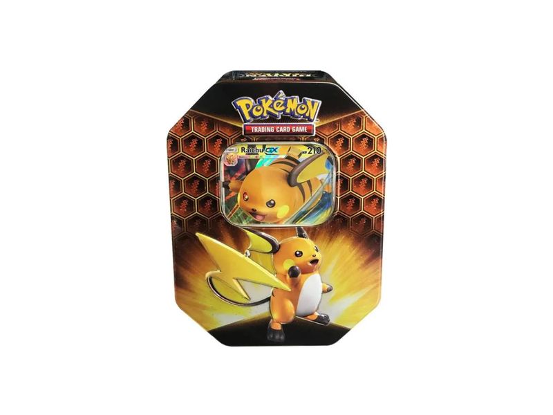 Raichu Hidden Fates GX Tin