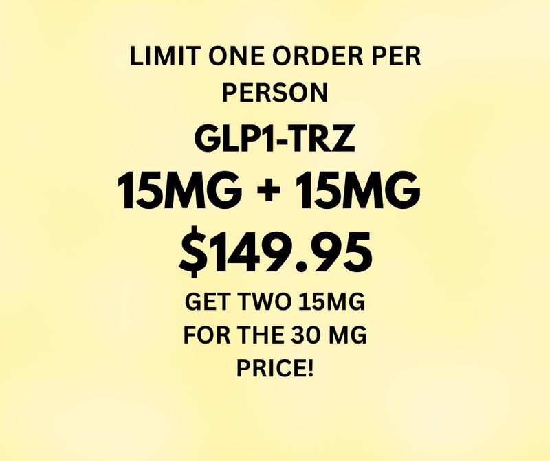 GLP1 15mg X 2 FOR 3Omg Price!