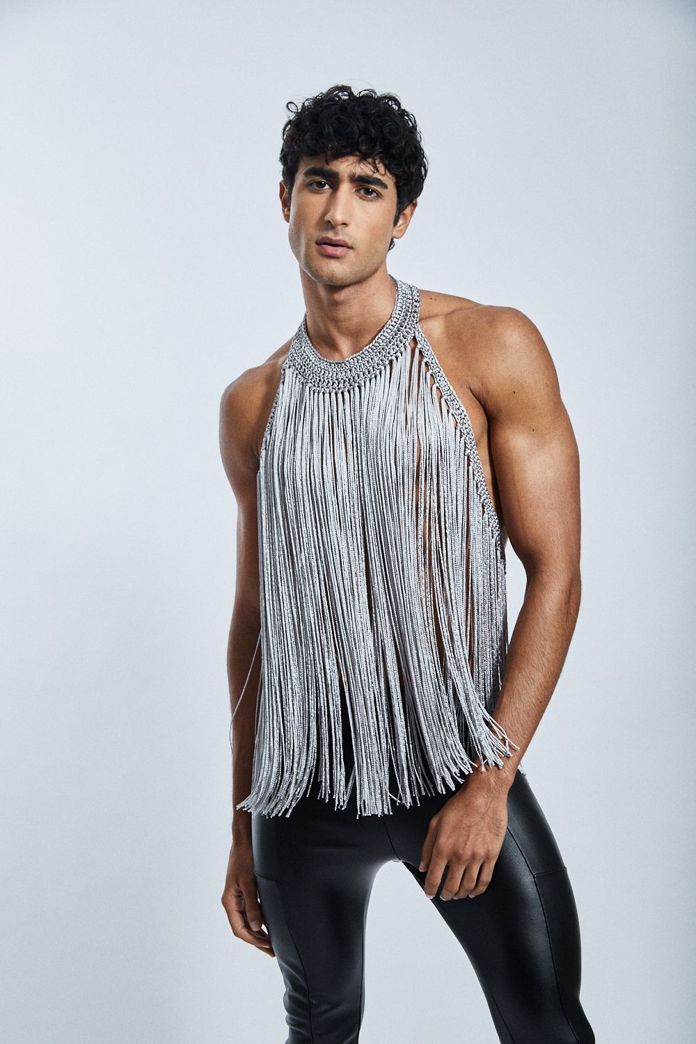 Viscose Crochet Halter Top