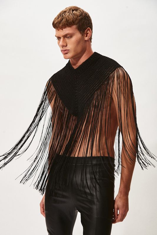 Crochet Top with Fringes