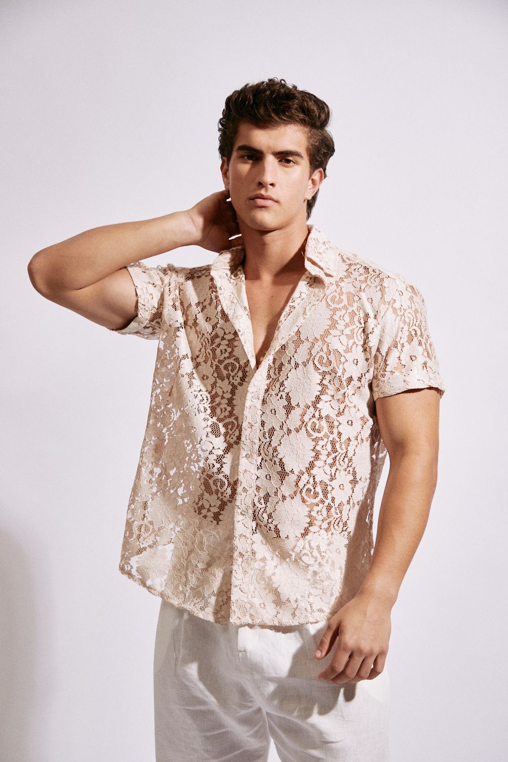 Sand Lace Shirt
