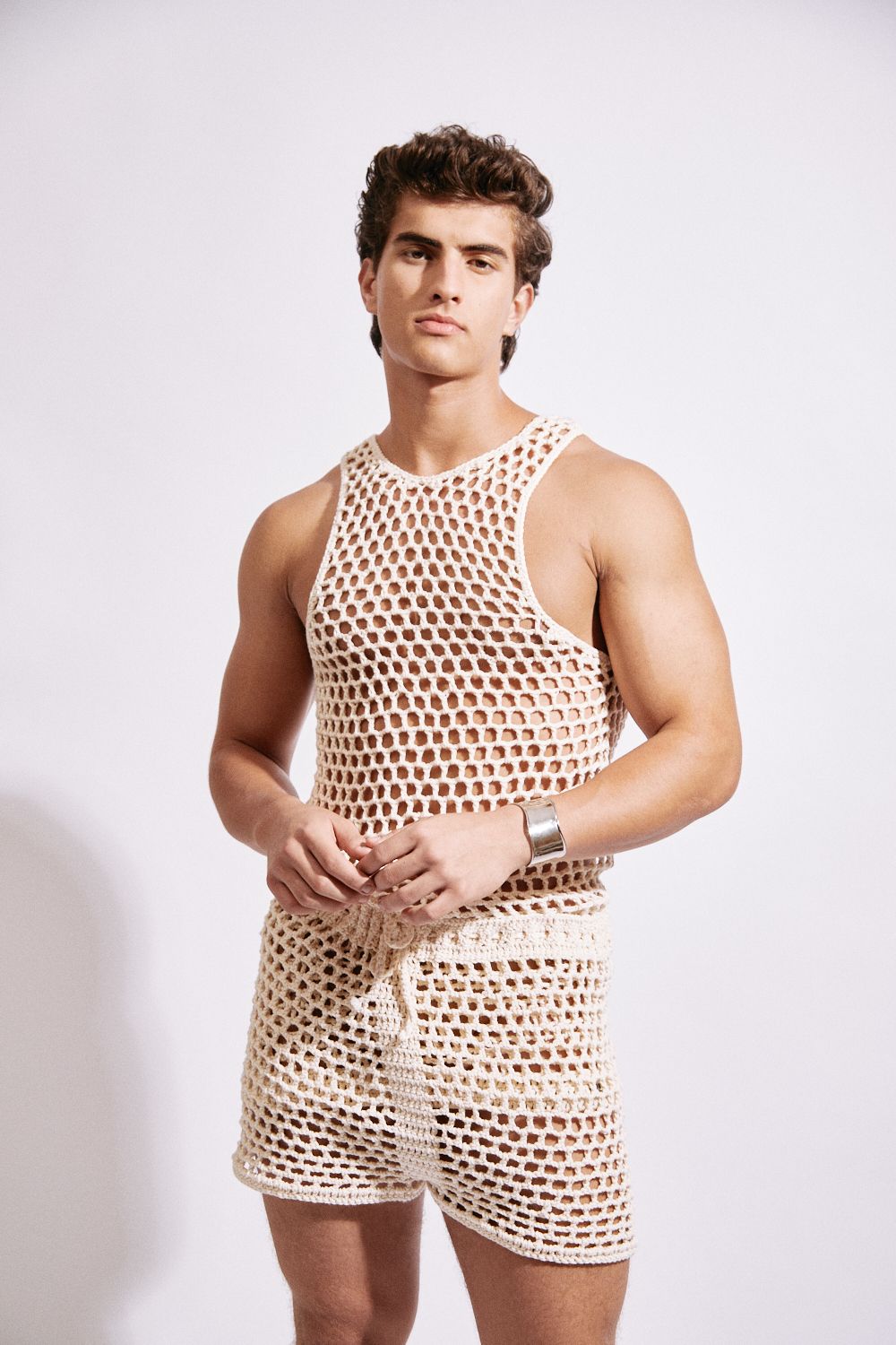Honeycomb Crochet Tank
