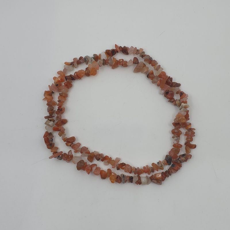 Chip Necklace, Carnelian