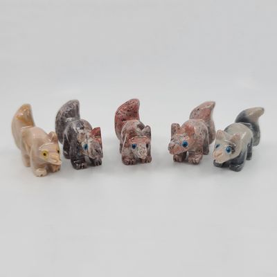 Spirit Animal 1.25-Inch, Fox, Dolomite