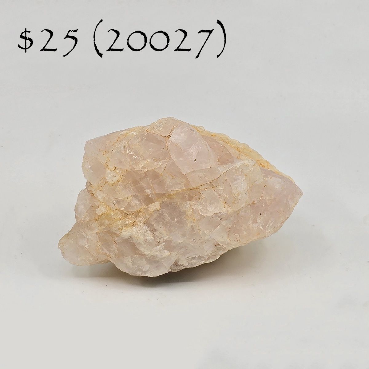 Quartz, Rose, Chunk, Natural (20027)