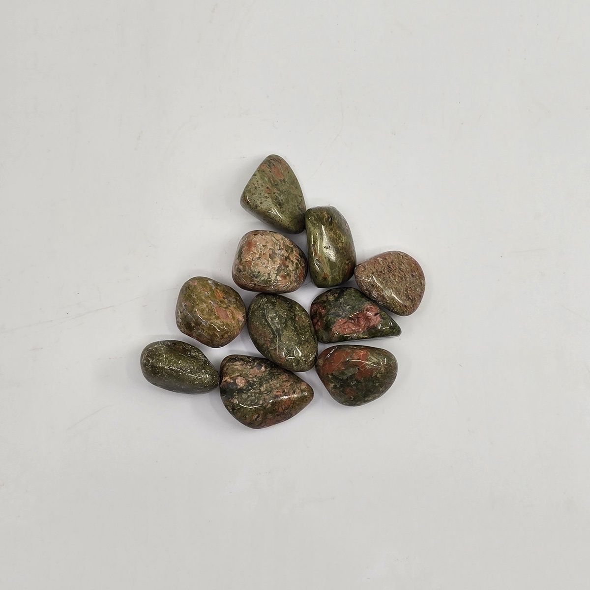 Unakite, Tumbled $3.50