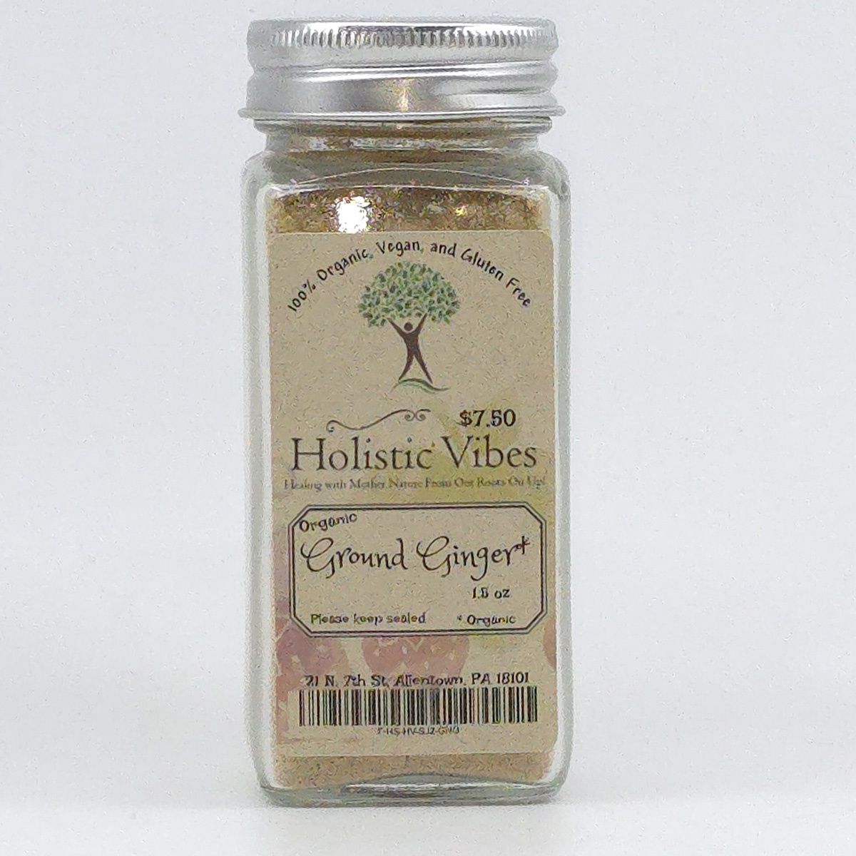 Organic Ginger Root, Powder