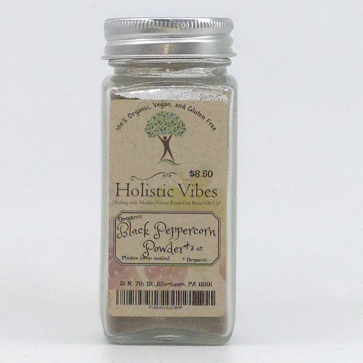 Organic Peppercorn, Black, Powder