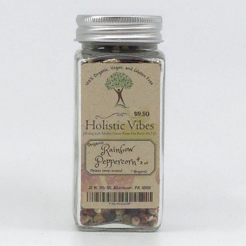 Organic Peppercorn, Rainbow, Whole