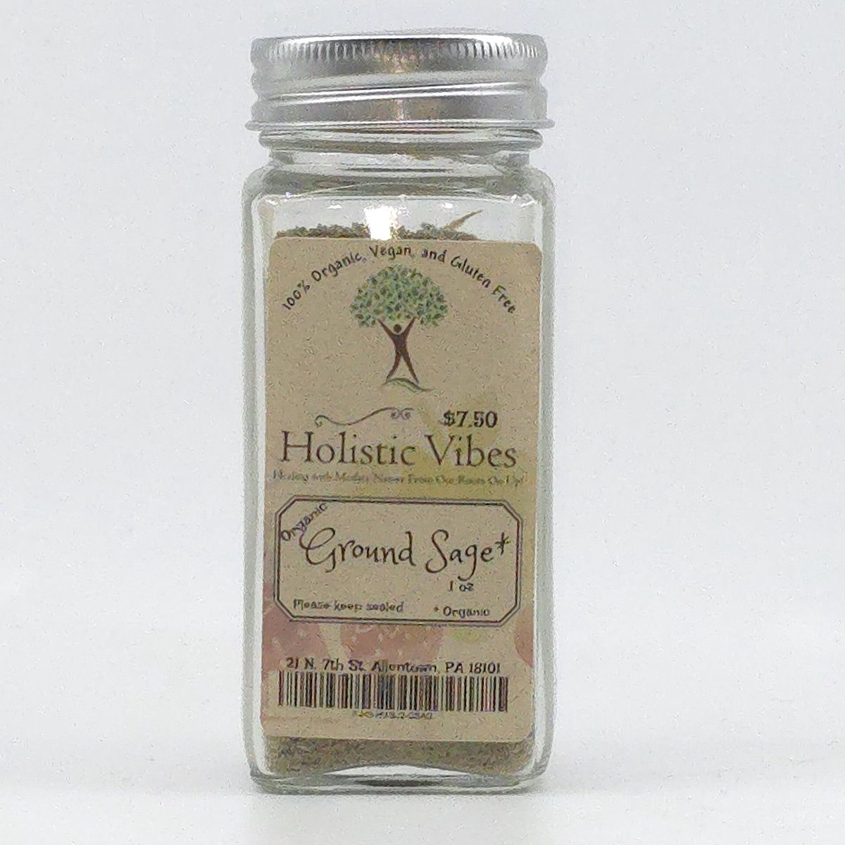 Organic Sage, Powder