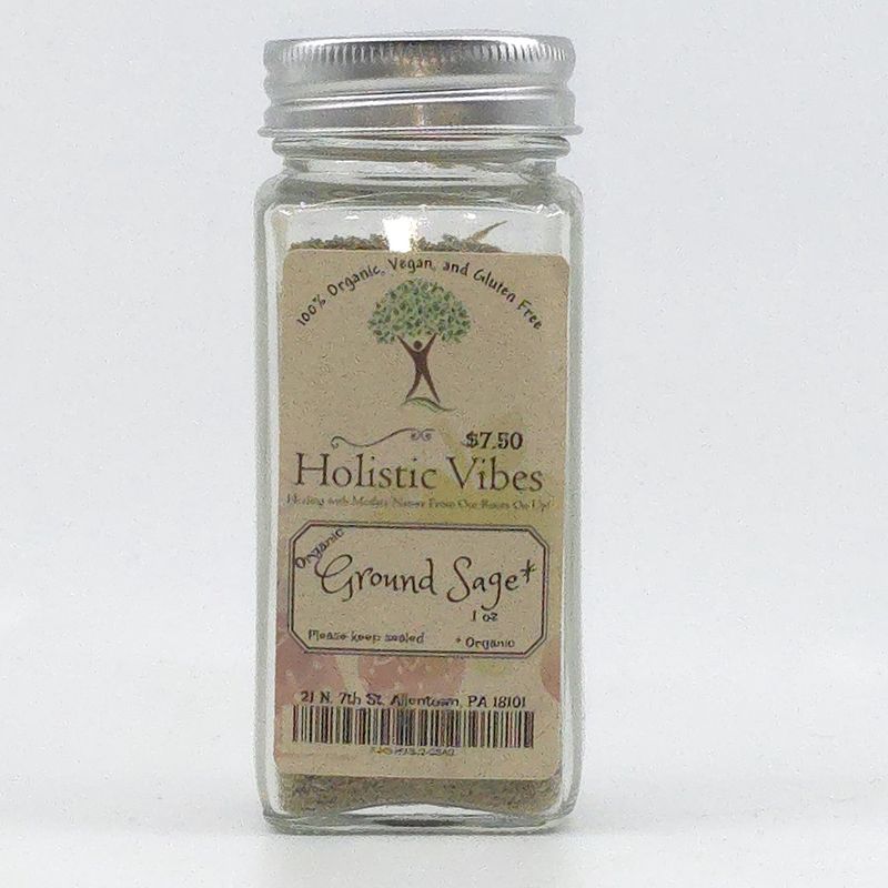 Organic Sage, Powder