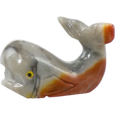 Spirit Animal 1.25-Inch, Whale, Dolomite