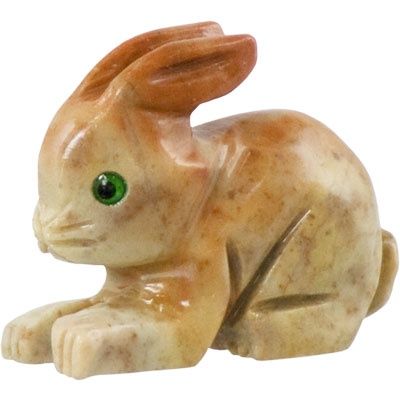 Spirit Animal 1.25-Inch, Rabbit, Dolomite