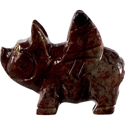 Spirit Animal 1.25-Inch, Pig, Angel, Dolomite