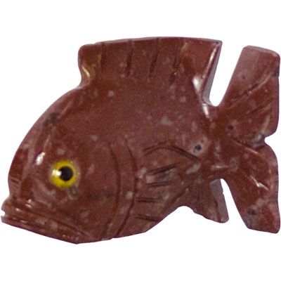 Spirit Animal 1.25-Inch, Fish, Dolomite